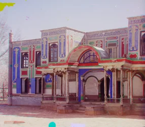 Fassade des Sommerpalastes des letzten Emirs von Buchara